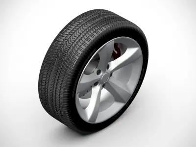 Wheel v15 3D model