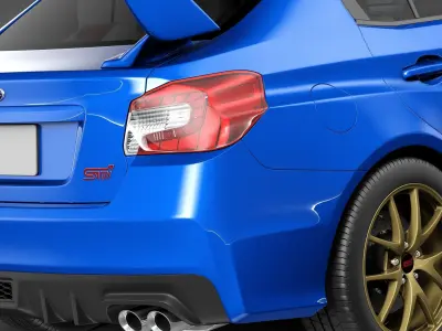 Subaru Impreza WRX STI 2015 3D model