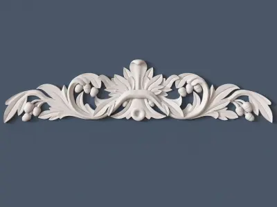 Decorative Onlay 3D model 2