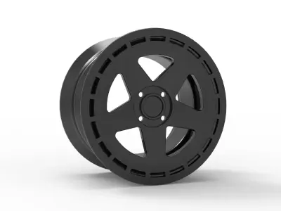 AMG car rim design 3D print model