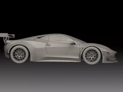 Ferrari 458 GT3 Complete Professional Model 3D print model