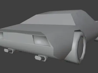 Low polly car Free 3D model