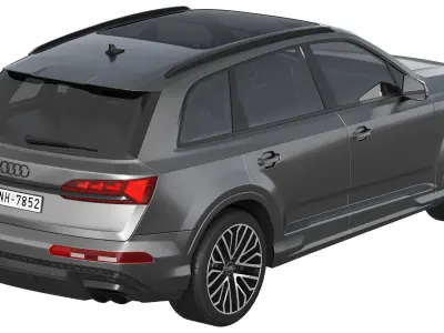 Audi SQ7 2024 3D model