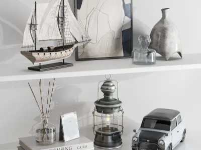 Decorative set016 3D model