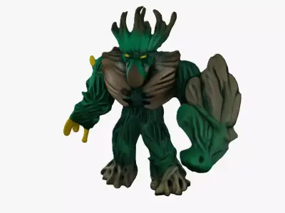 Jungle emperror cartoon 3d model Low-poly 3D model