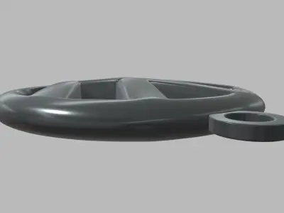 Volkswagen Key Ring Chain 3D print model