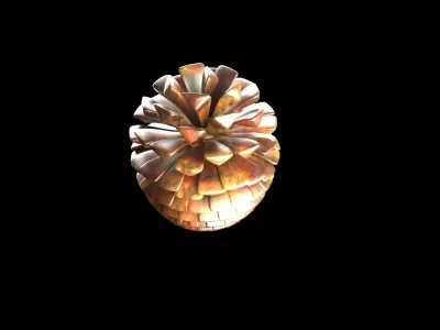 Fir Cone 3D model