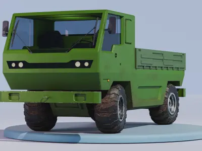 Truck 3D model 9