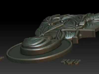 Saint Anysia of Thessalonica 3D print model