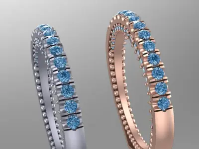 full diamond backring 3D print model