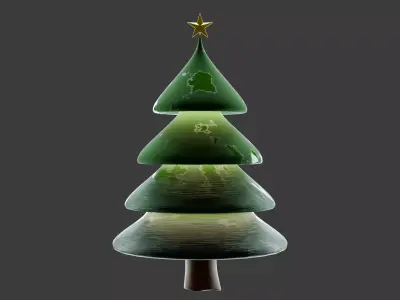 Christmas tree 3D model 19