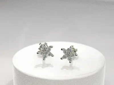N-0001 star shaped object 3D print model