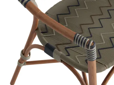 Emery Pattern Woven Chair 3D model