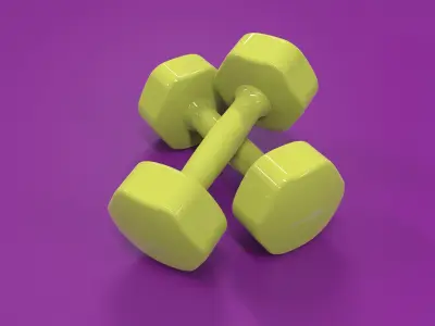 Dumbbell dumbbells 3D model purchase