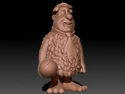 Fred Flintstone 3D print model
