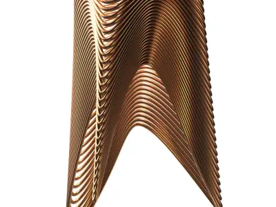 Parametric chandelier 3D model