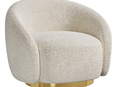 SWIVEL CHAIR BRICE 3D model