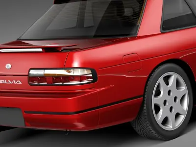 Nissan Silvia K S13 1989-1994 3D model