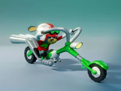 Motormouse and Autocat - Vehicles 3D print model