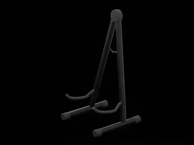 Guitar Stand Low-poly 3D model