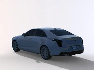 Cadillac CT4-V  3D model