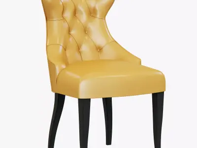 Kursi Makan Modern Unik Seri Bogor 3D model