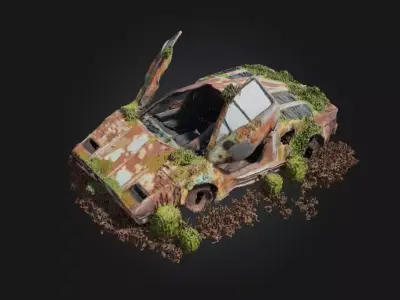Deserted Dreams  Echoes of a Lost Civilization 3D model
