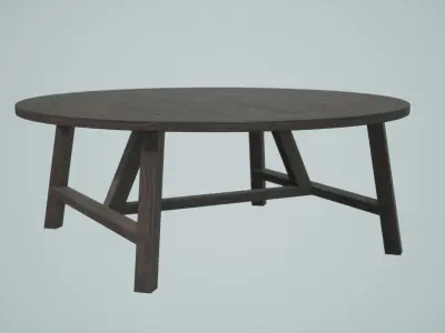 Basic Outdoor Lounge set Free low-poly 3D model