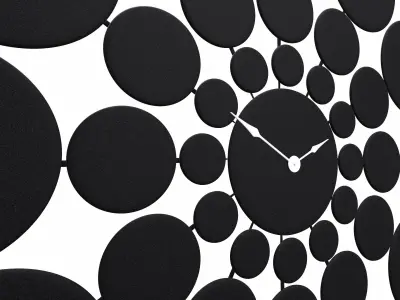 Wall Clock - Circle Design 3D model