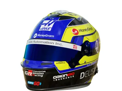 F1 Oliver Bearman Helmet 2025 3D model