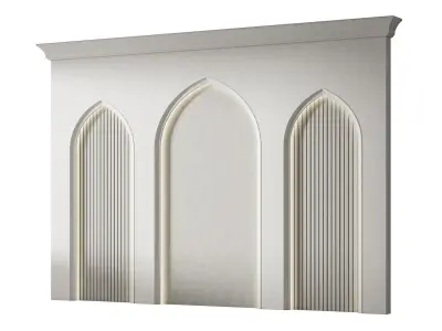 Arch 04  Arabic Wall Decor 3D model