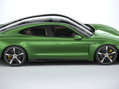 Porsche Taycan Turbo S 2020 3D model