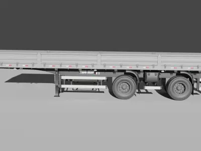 Trailer 2 eixos facchini MODELO1  3D model
