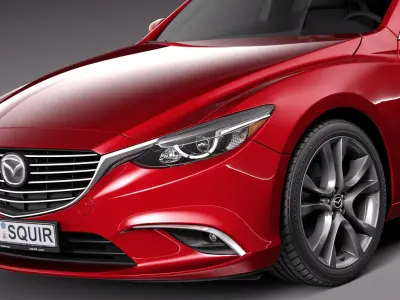 Mazda 6 sedan 2016 3D model