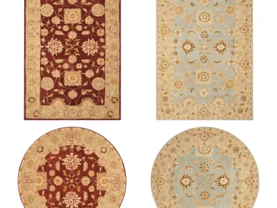 Rugs No 11 Low-poly 3D model