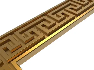 carved frame 3D model 77