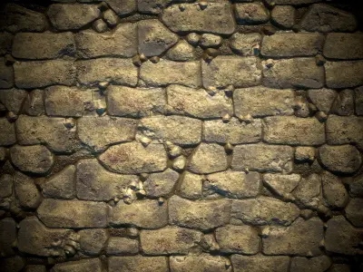 Stone Wall - VOL 01 - substance designer Texture