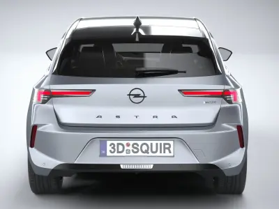 Opel Astra 2022 Basic 3D model