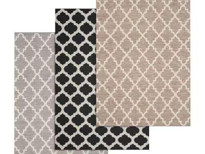 Rug Set 327 3D model