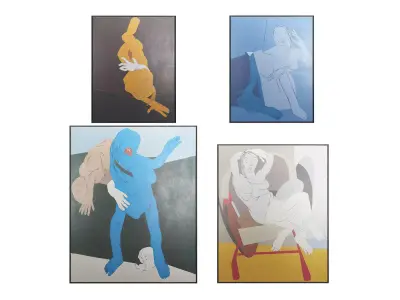 South Asia Abstract Paintings 3D model