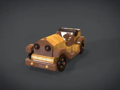 Roaring 20s Toy Sports Car 3D print model