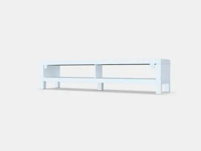 LACK TV bench 3 Low-poly 3D model
