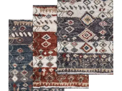 Rug Set 1436 3D model