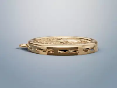 Luxury Tree of Life Pendant 3D print model