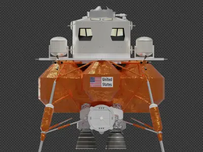 Eagle Engineering Lunar Lander 3D model