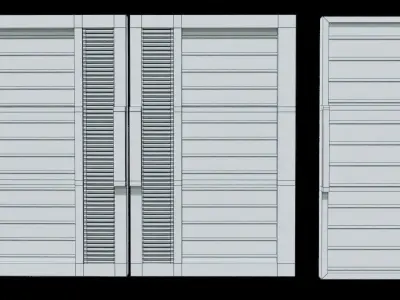 Main Entrance Gate  Door  Architectural Free 3D model