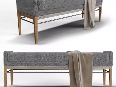 Homen People Loft Interior Bench 3D model