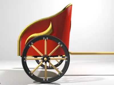 Chariot - Roman 3D model