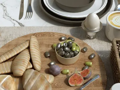 Tableware set 157 3D model