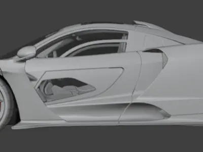 Mclaren senna 3D model from CGTrader